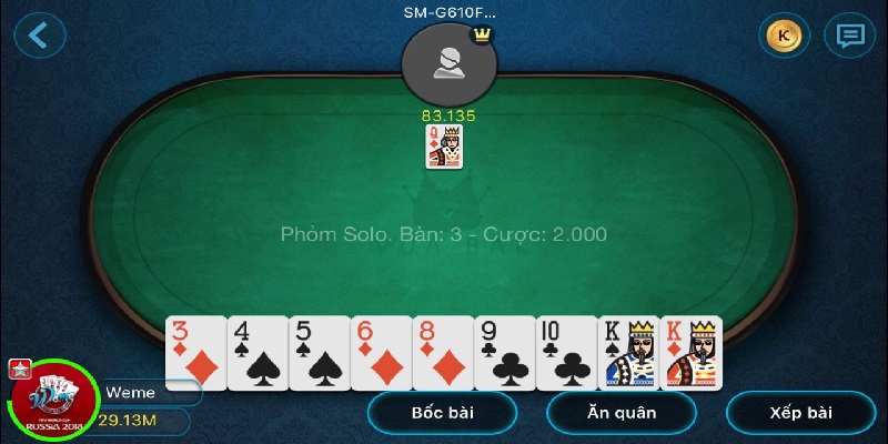 Phỏm online là tựa game nên chọn trải nghiệm
