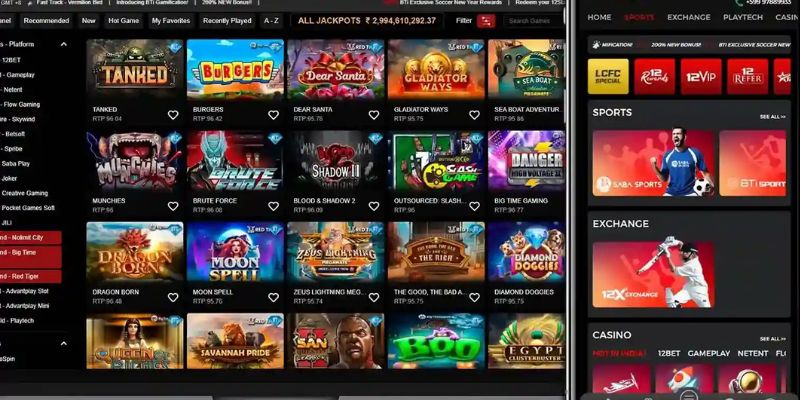 Các dịch vụ của nhà cái 12Bet nổi bật với nhiều lựa chọn phong phú