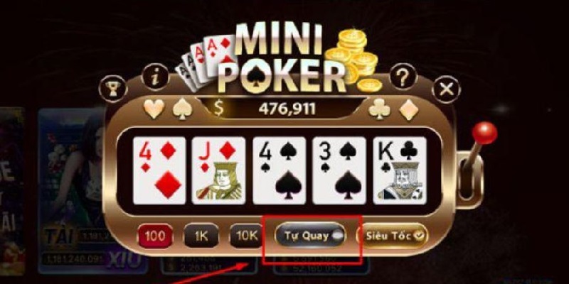 Cách quay mini poker nổ hũ thắng lớn từ các cao thủ 