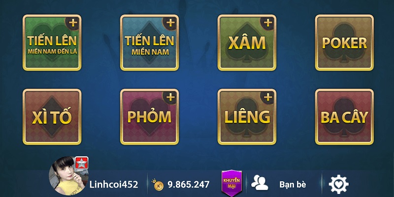 Chơi game đánh bài online hấp dẫn thành viên tham gia