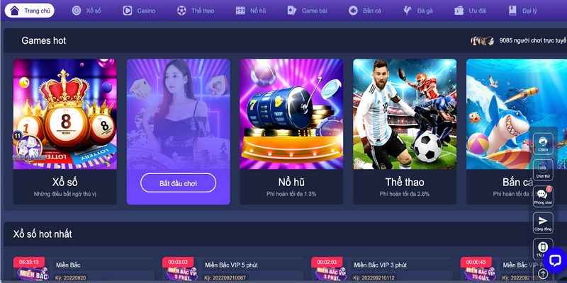Nhà cái quy tụ đa dạng sản phẩm hấp dẫn